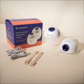 LANSINOH SACALECHE MANOS LIBRES DISCREET DUO